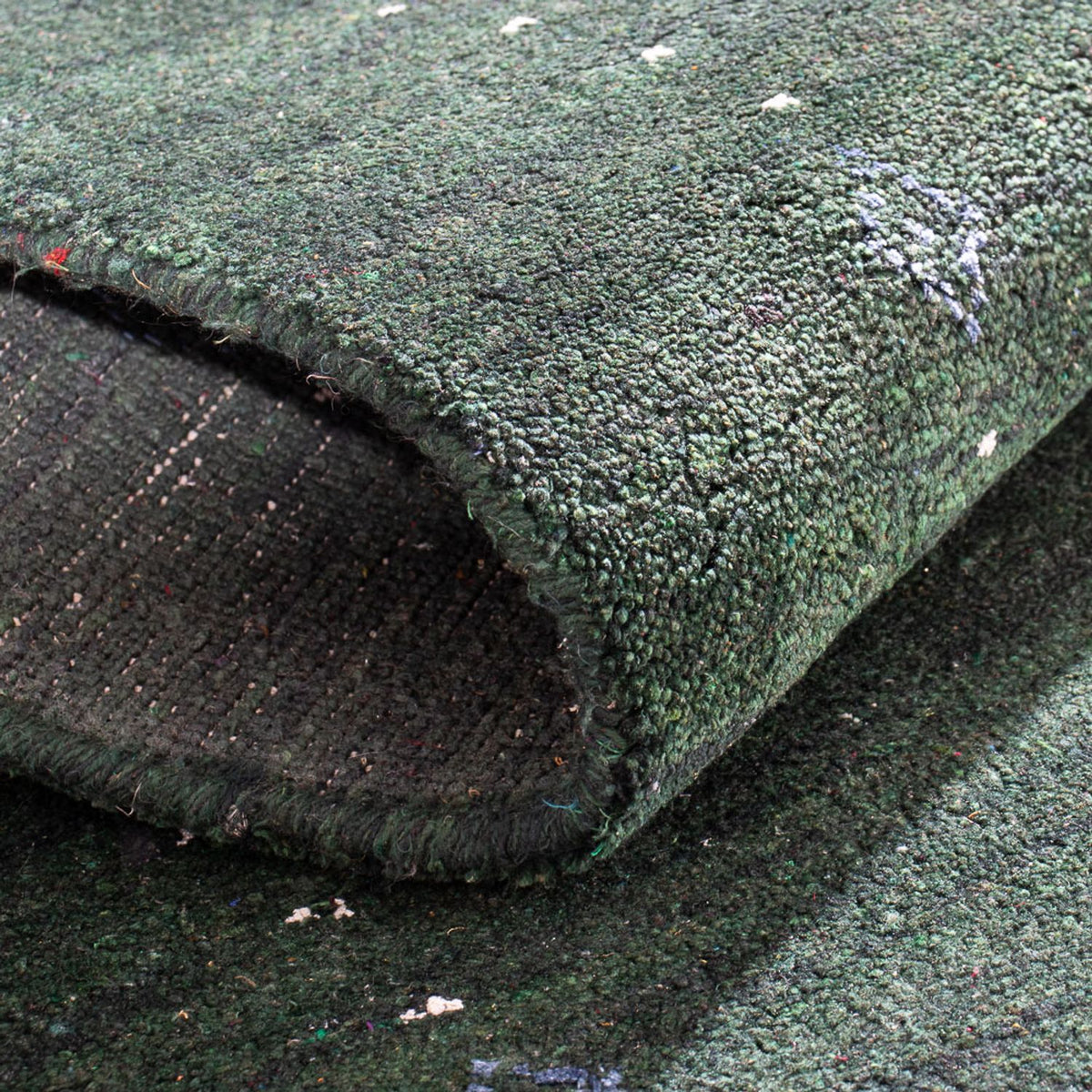 Biegacz Dywan Gabbeh - Indus - 300 x 80 cm - zielona