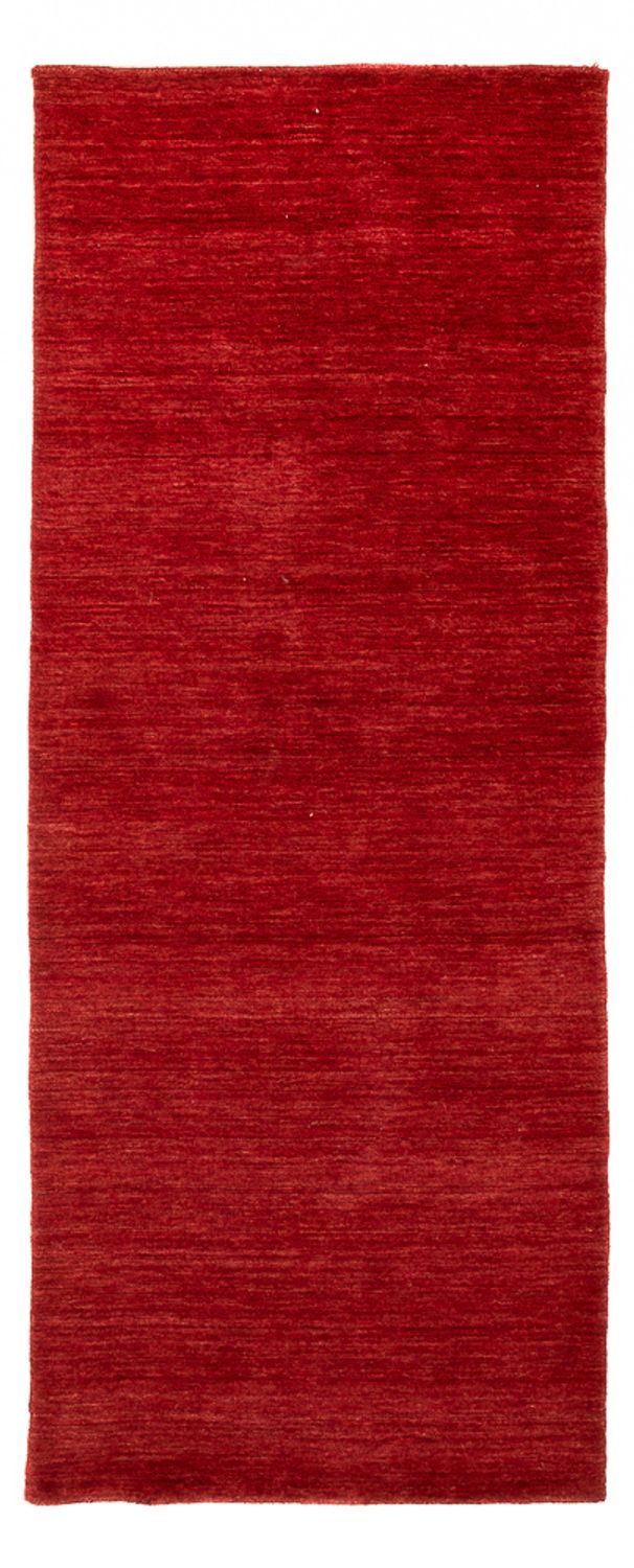 Biegacz Dywan Gabbeh - Indus - 200 x 80 cm - czerwony