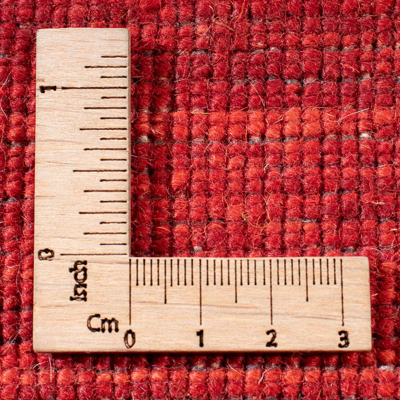 Dywan Gabbeh - Loribaft Indus kwadratowy  - 200 x 200 cm - czerwony