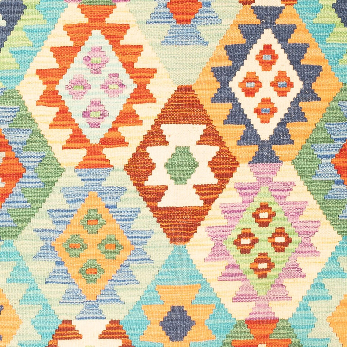 Dywan Kelim - Splash - 165 x 100 cm - wielokolorowy