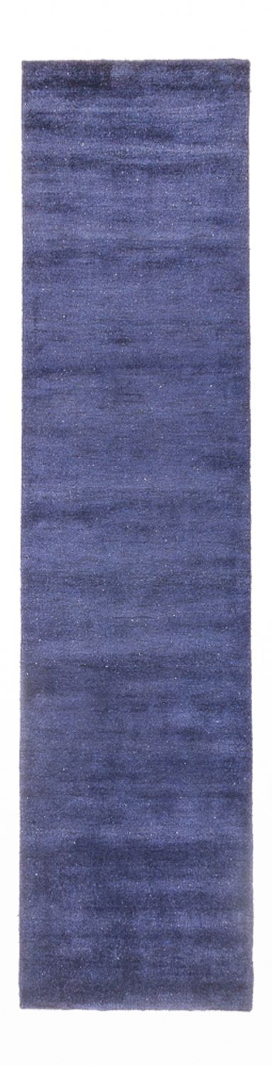 Biegacz Dywan Gabbeh - Indus - 300 x 80 cm - niebieski