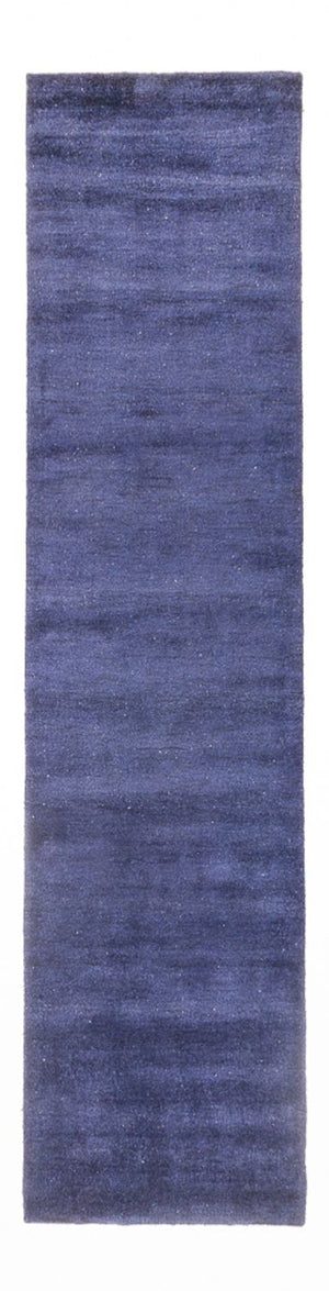 Biegacz Dywan Gabbeh - Indus - 300 x 80 cm - niebieski