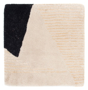 Dywan wełniany - 40 x 40 cm - wielokolorowy