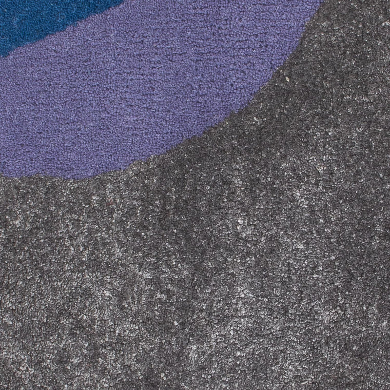 Dywan wełniany kwadratowy  - 63 x 62 cm - wielokolorowy