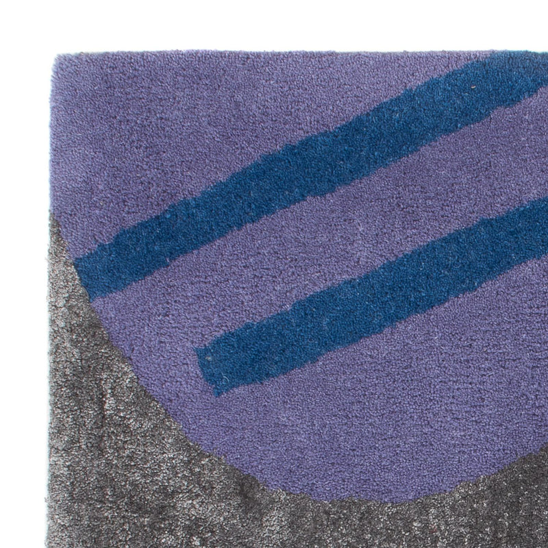 Dywan wełniany kwadratowy  - 63 x 62 cm - wielokolorowy