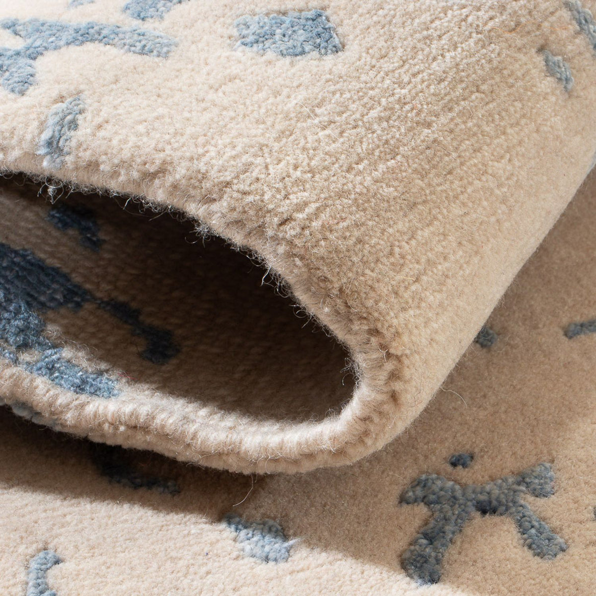 Designerski dywan - 82 x 64 cm - wielokolorowy