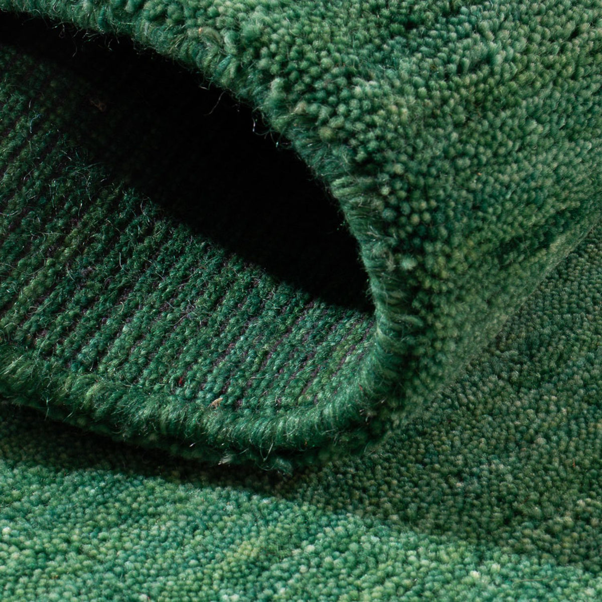 Dywan Gabbeh - Miękki - 90 x 60 cm - zielona