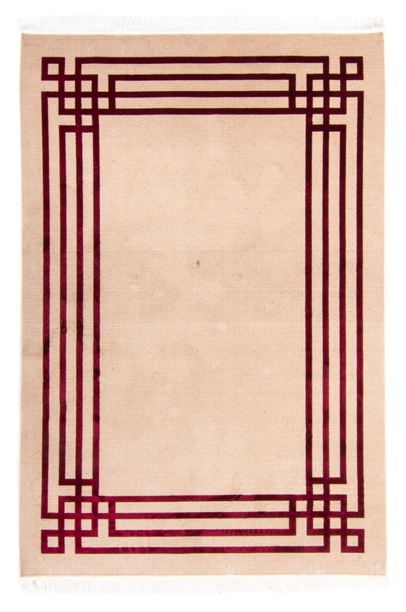 Designerski dywan - 225 x 150 cm - beżowy