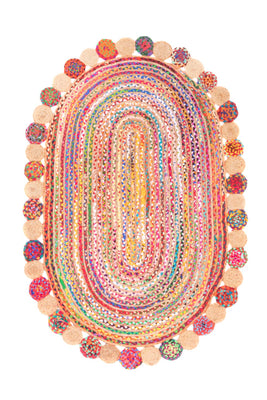 Dywan sizalowy - Lerina - owalny