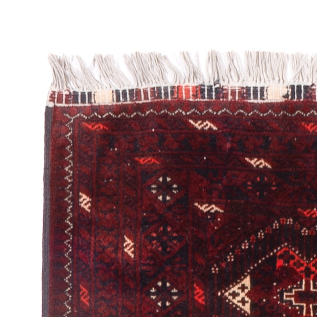 Biegacz Dywan afgański - 293 x 78 cm - czerwony