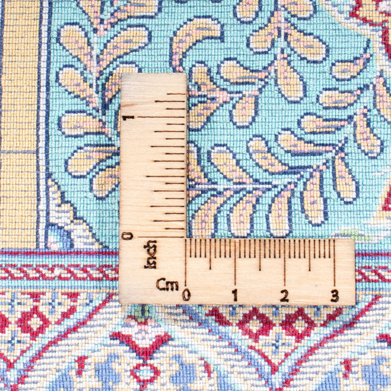 Dywan perski - Ghom - 300 x 200 cm - ciemnoniebieski