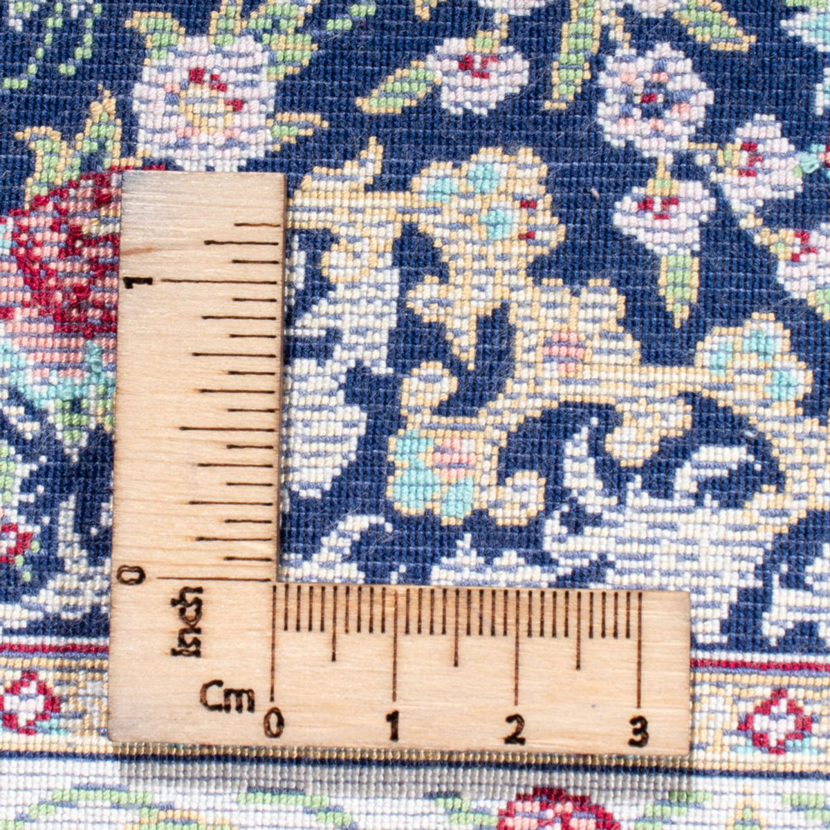 Dywan perski - Ghom - 300 x 200 cm - niebieski