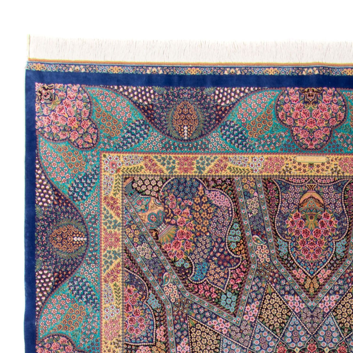 Dywan perski - Ghom - 300 x 200 cm - wielokolorowy