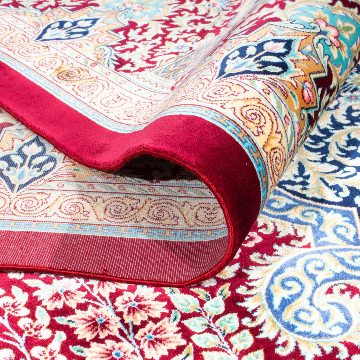 Dywan perski - Ghom - 300 x 200 cm - wielokolorowy