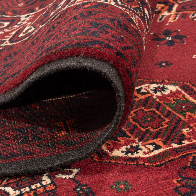 Afgański dywan - Bukhara - 284 x 194 cm - czerwony