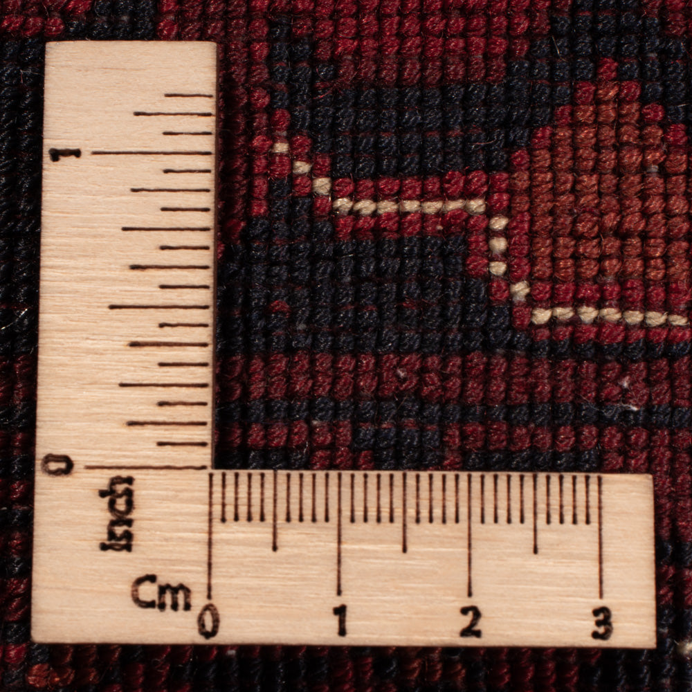 Dywan afgański - 350 x 256 cm - czerwony