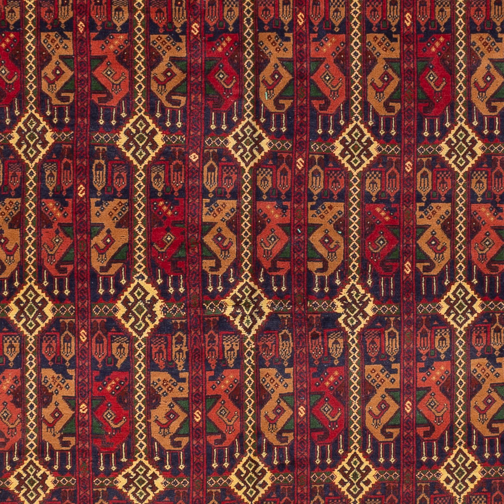 Dywan afgański - 353 x 254 cm - rdza