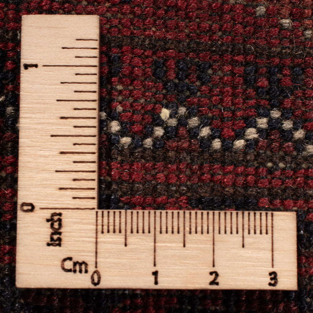 Afgański dywan - Bukhara - 334 x 252 cm - ciemna czerwień