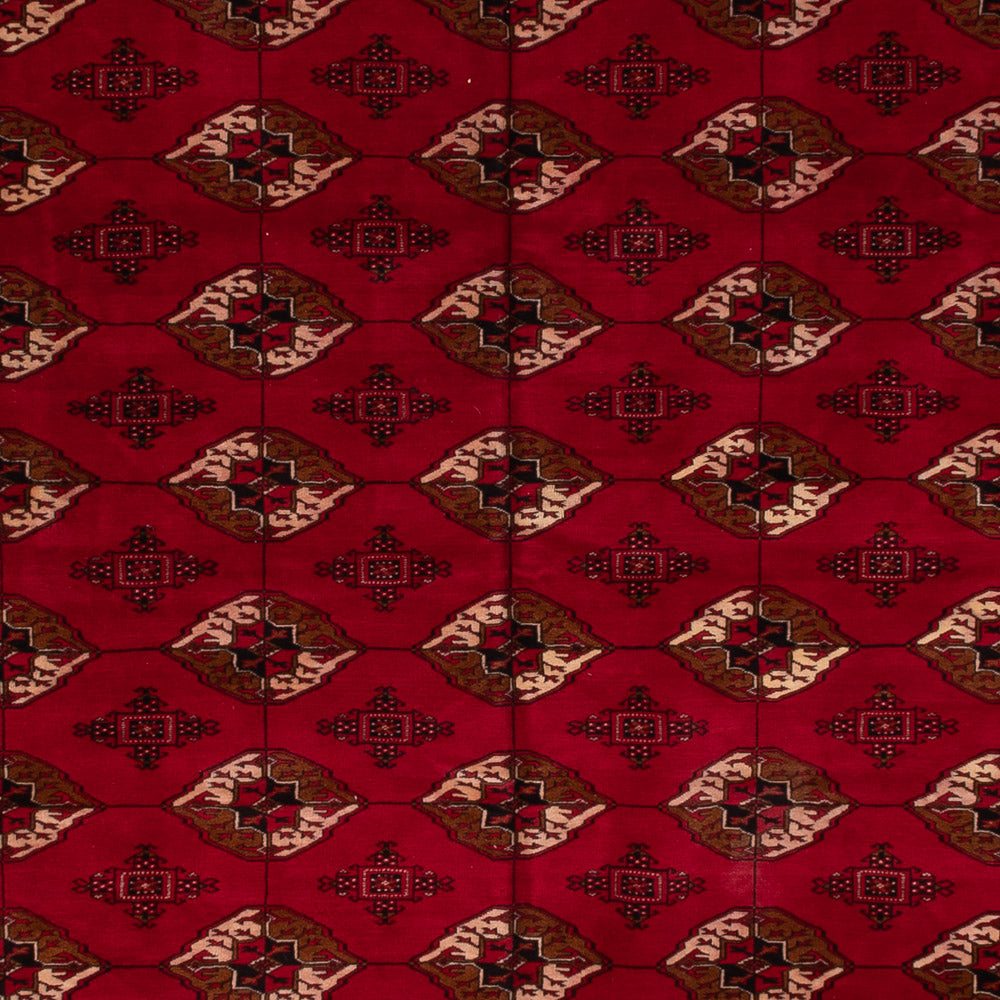 Afgański dywan - Bukhara - 382 x 300 cm - czerwony