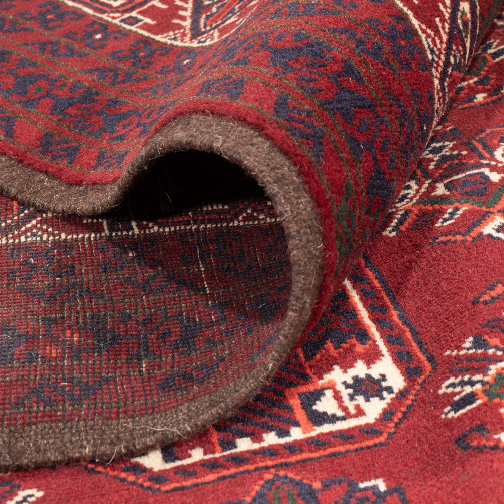 Afgański dywan - Bukhara - 288 x 197 cm - czerwony