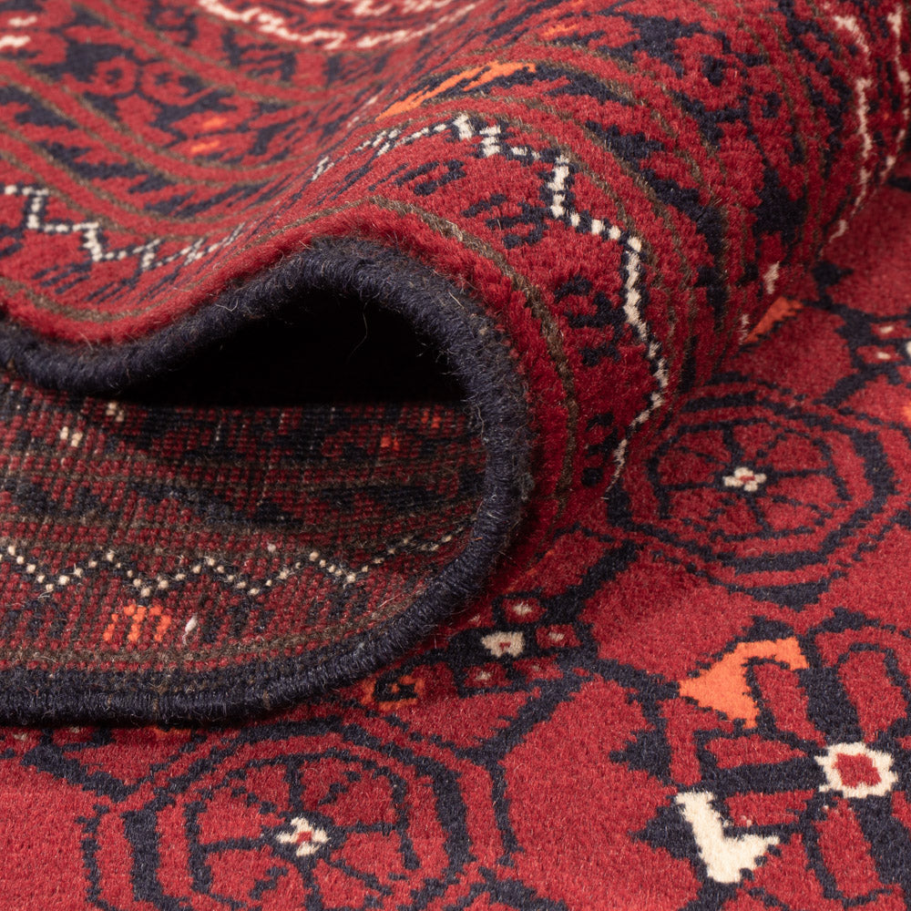 Afgański dywan - Bukhara - 289 x 208 cm - czerwony