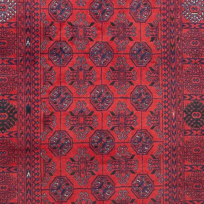 Biegacz Afgański dywan - Bukhara - 479 x 89 cm - czerwony