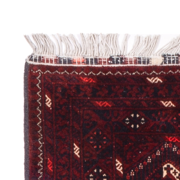 Biegacz Dywan afgański - 300 x 79 cm - czerwony