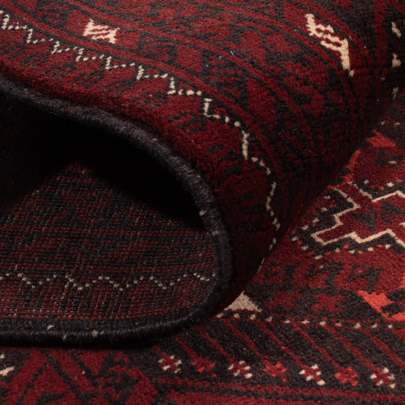 Biegacz Dywan afgański - 300 x 79 cm - czerwony