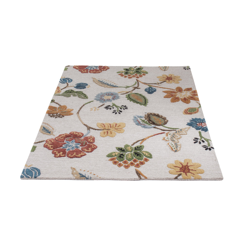 Wollteppich - 185 x 120 cm - mehrfarbig