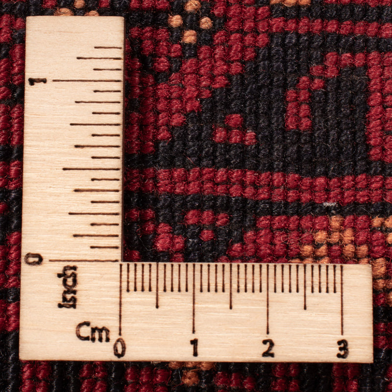 Biegacz Dywan afgański - 277 x 89 cm - czerwony