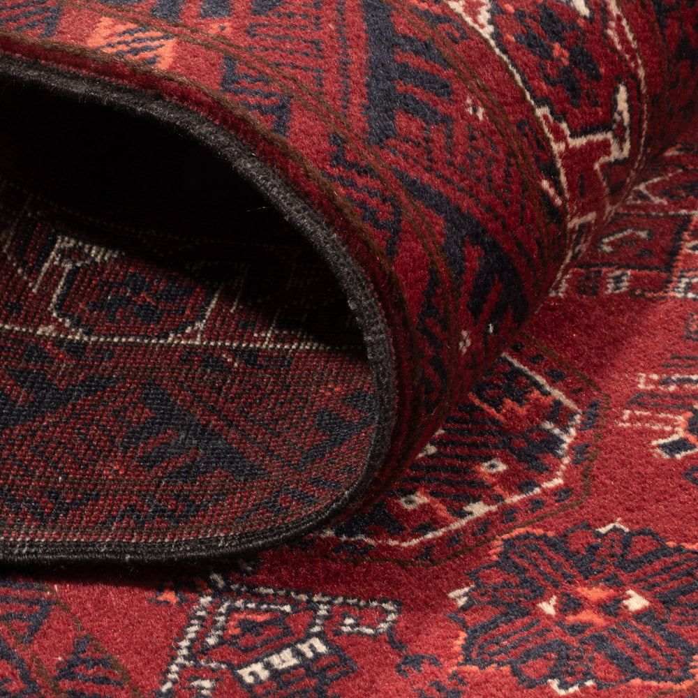 Biegacz Afgański dywan - Bukhara - 285 x 82 cm - czerwony