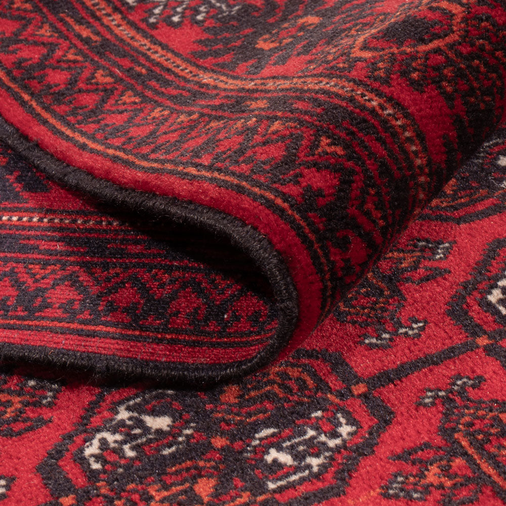 Biegacz Afgański dywan - Bukhara - 294 x 84 cm - czerwony