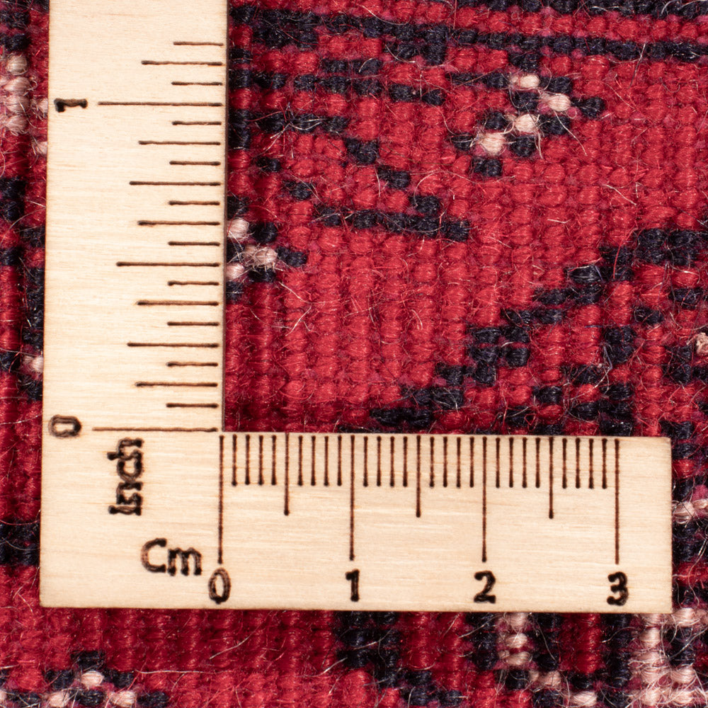 Biegacz Afgański dywan - Bukhara - 397 x 86 cm - czerwony