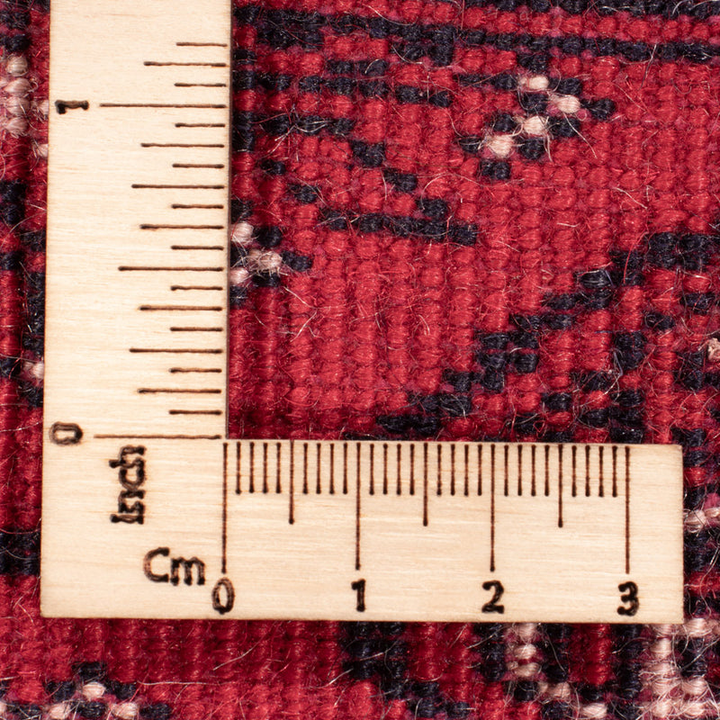 Biegacz Afgański dywan - Bukhara - 397 x 86 cm - czerwony