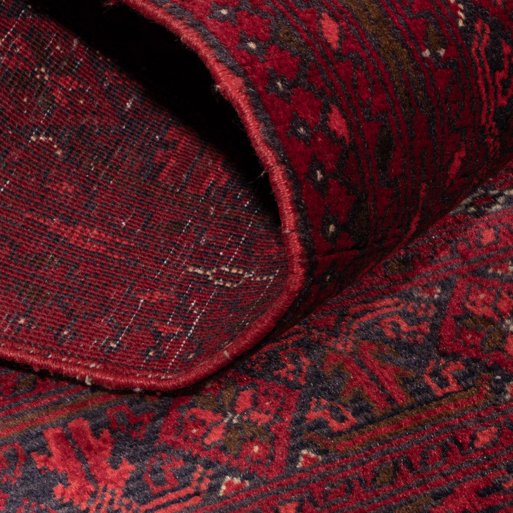 Dywan afgański - 118 x 57 cm - ciemna czerwień