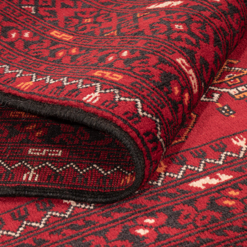 Afgański dywan - Bukhara - 147 x 104 cm - czerwony