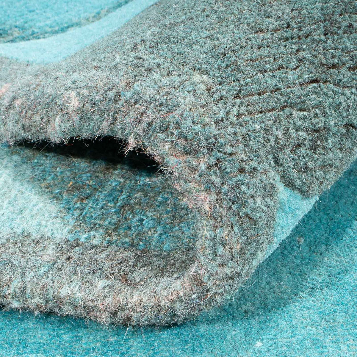 Dywan z Nepalu - 230 x 160 cm - jasnoniebieski