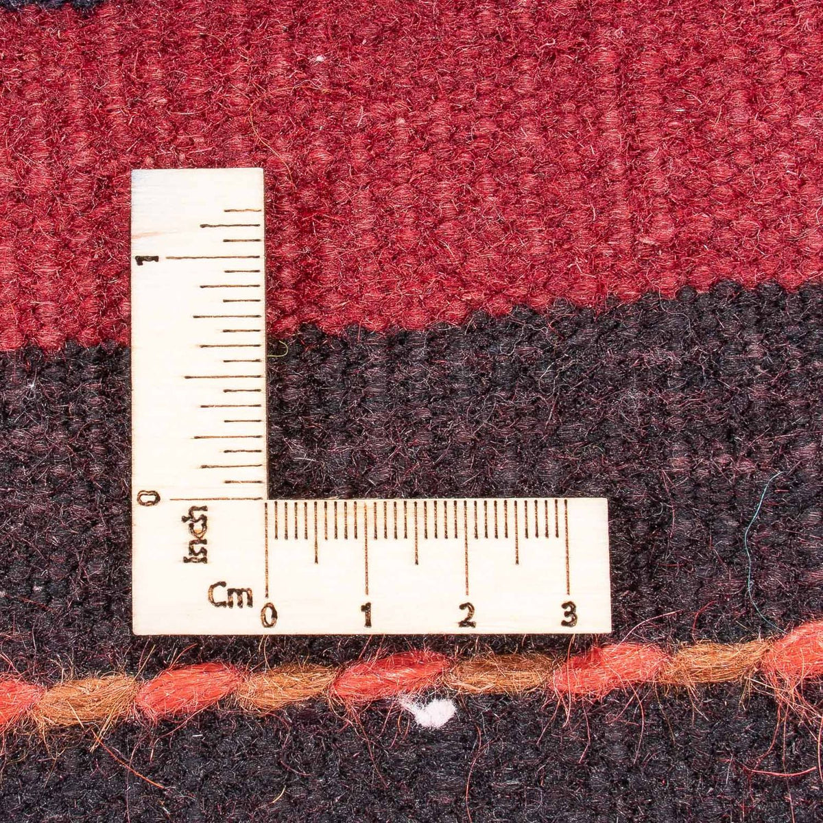 Dywan Kelim - Stary - 190 x 160 cm - wielokolorowy