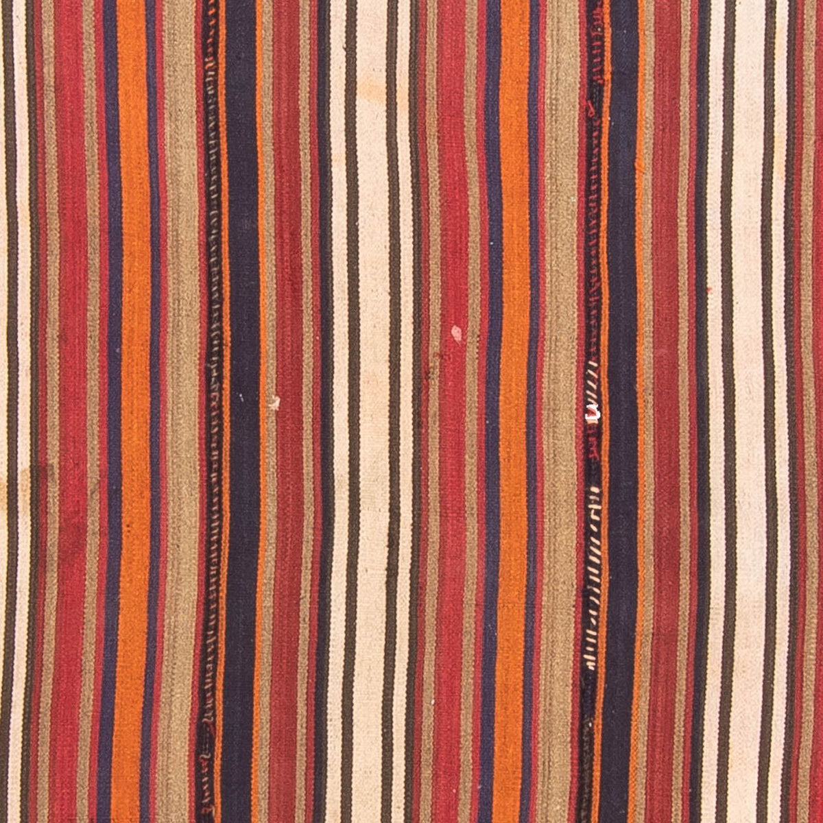 Dywan Kelim - Stary - 200 x 170 cm - wielokolorowy