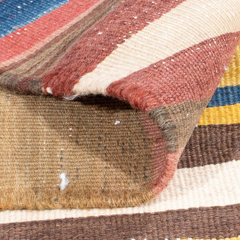 Dywan Kelim - Stary - 215 x 172 cm - wielokolorowy