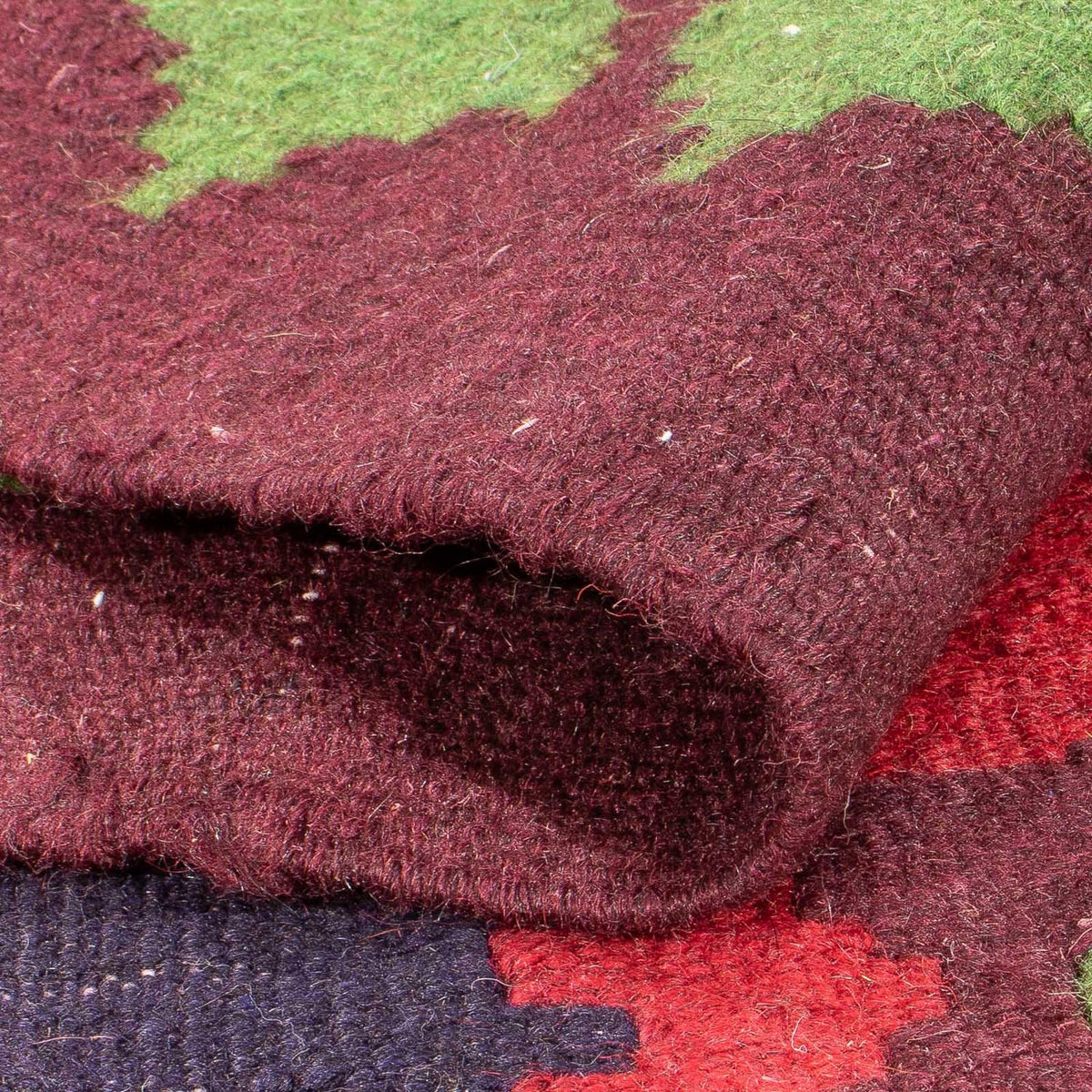 Biegacz Dywan Kelim - Stary - 275 x 110 cm - wielokolorowy