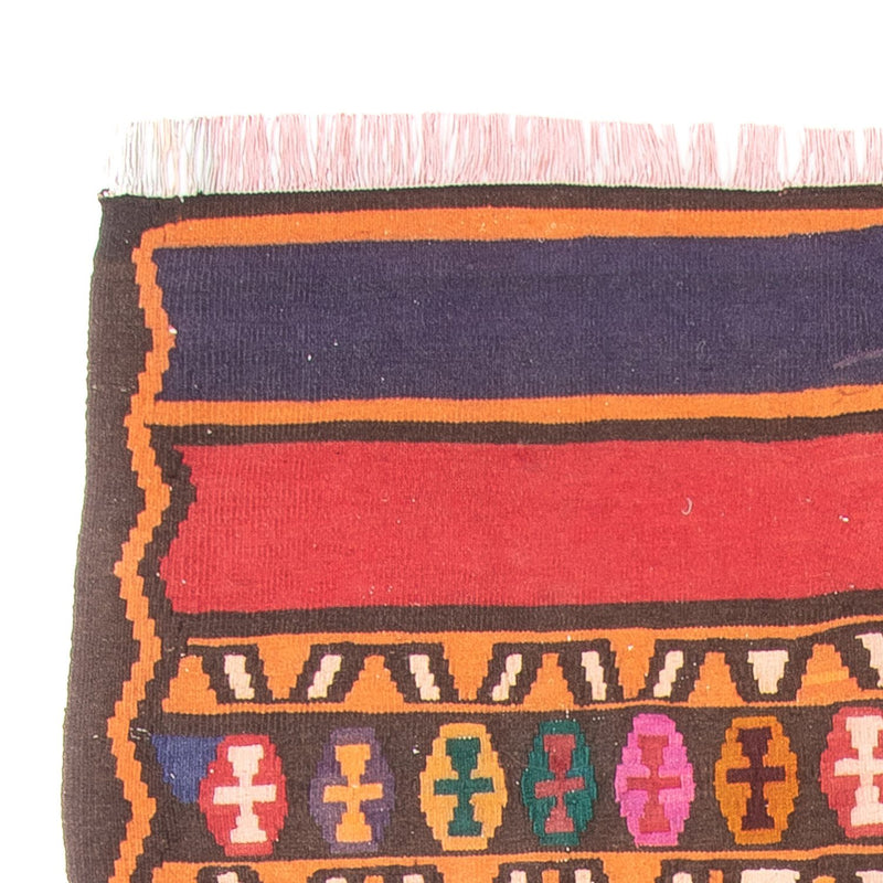 Biegacz Dywan Kelim - Stary - 310 x 144 cm - wielokolorowy