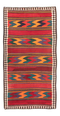 Biegacz Dywan Kelim - Stary - 315 x 170 cm - wielokolorowy