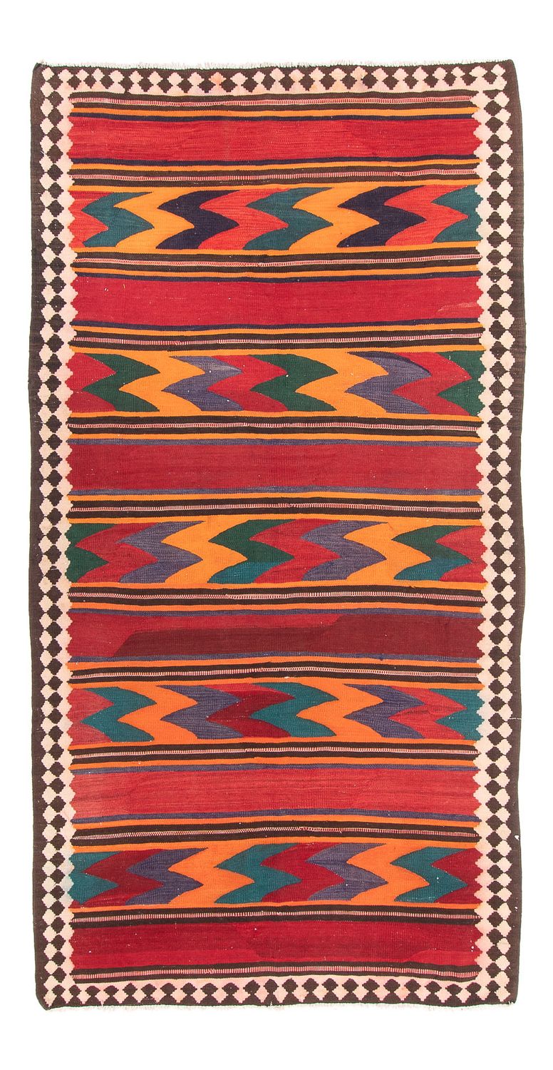 Biegacz Dywan Kelim - Stary - 315 x 170 cm - wielokolorowy