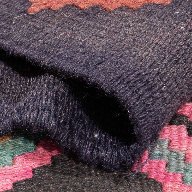 Biegacz Dywan Kelim - Stary - 347 x 150 cm - wielokolorowy