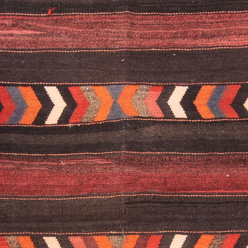 Biegacz Dywan Kelim - Stary - 433 x 160 cm - wielokolorowy