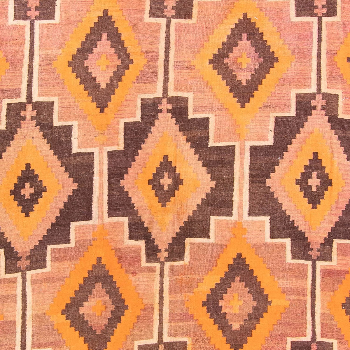 Dywan Kelim - Stary - 460 x 280 cm - wielokolorowy