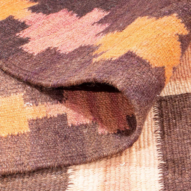 Dywan Kelim - Stary - 460 x 280 cm - wielokolorowy