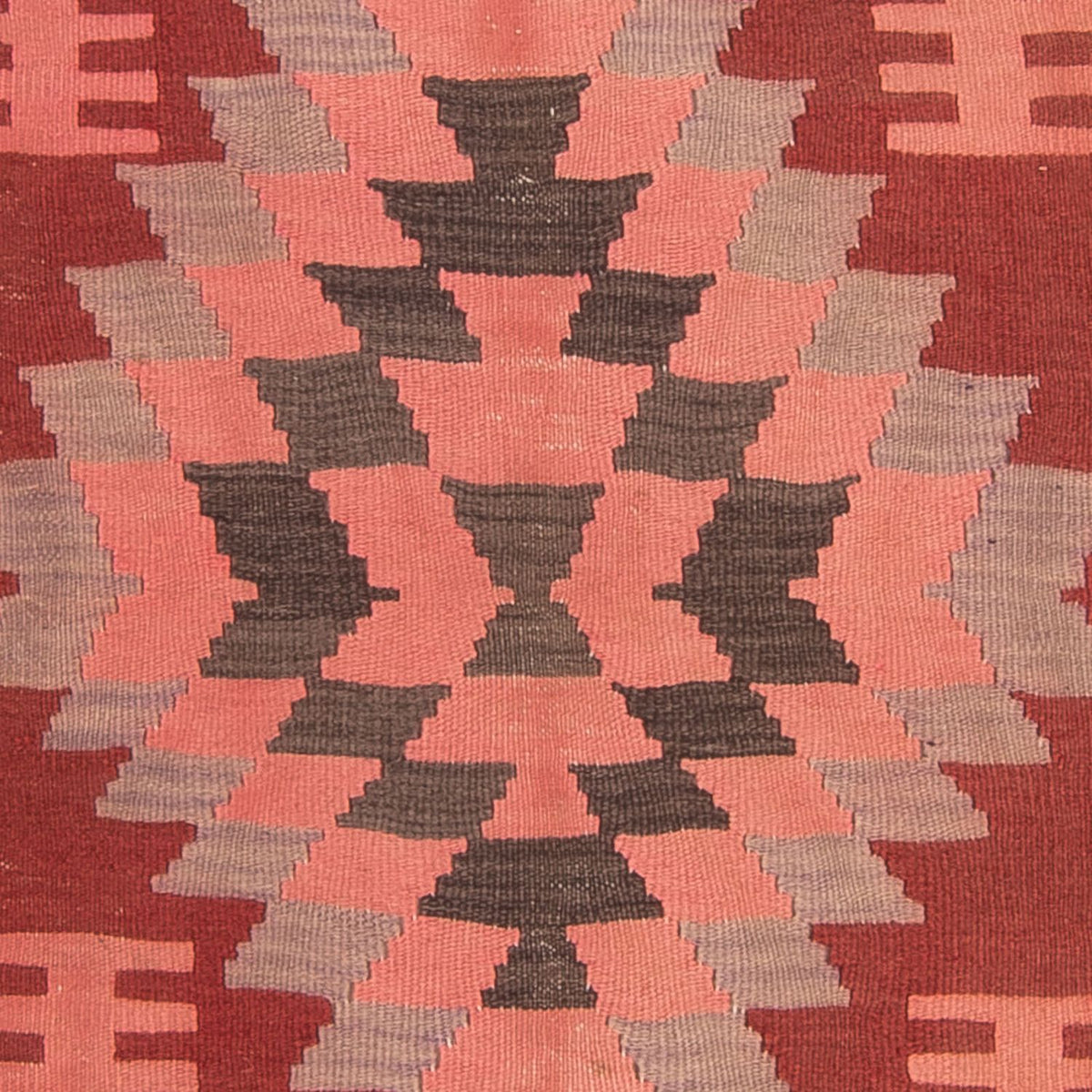 Biegacz Dywan Kelim - Stary - 270 x 110 cm - wielokolorowy