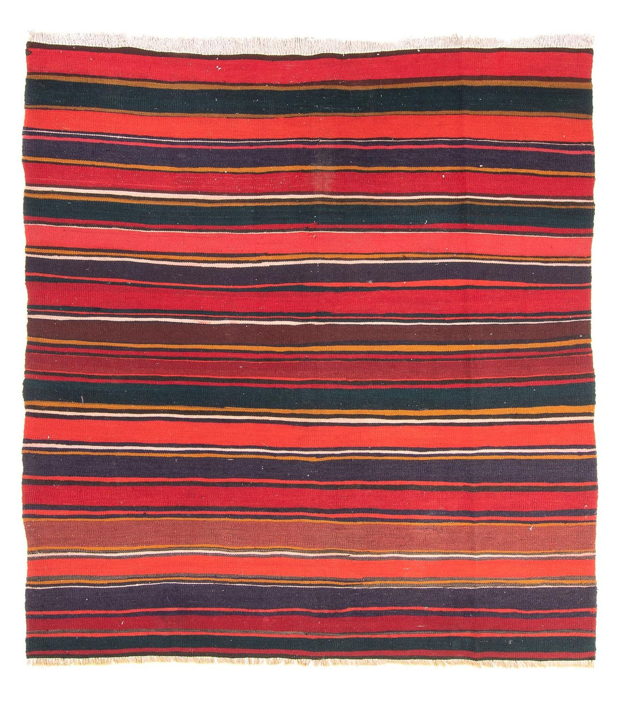 Dywan Kelim - Stary kwadratowy  - 215 x 190 cm - wielokolorowy